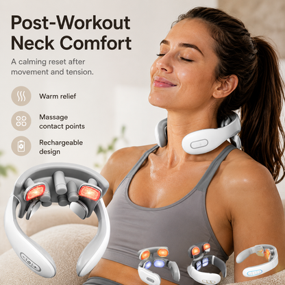 NexaPulse™ Neck Massager With Heat & Pulse Stimulation