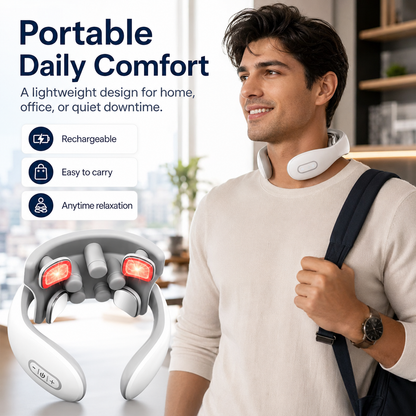 NexaPulse™ Neck Massager With Heat & Pulse Stimulation