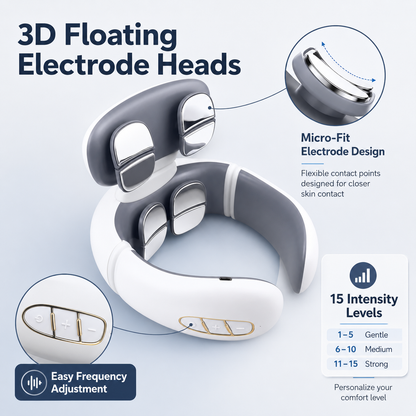 NexaPulse™ Neck Massager With Heat & Pulse Stimulation