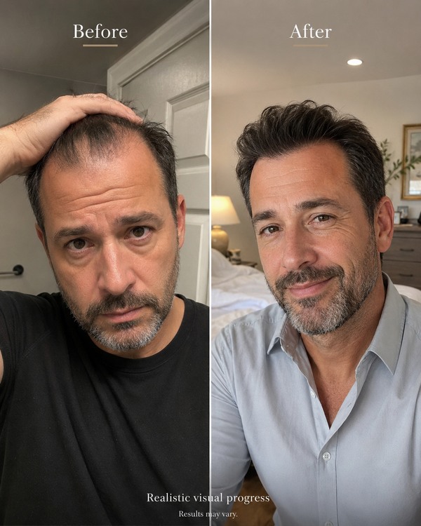 Men’s Hair Confidence Progress