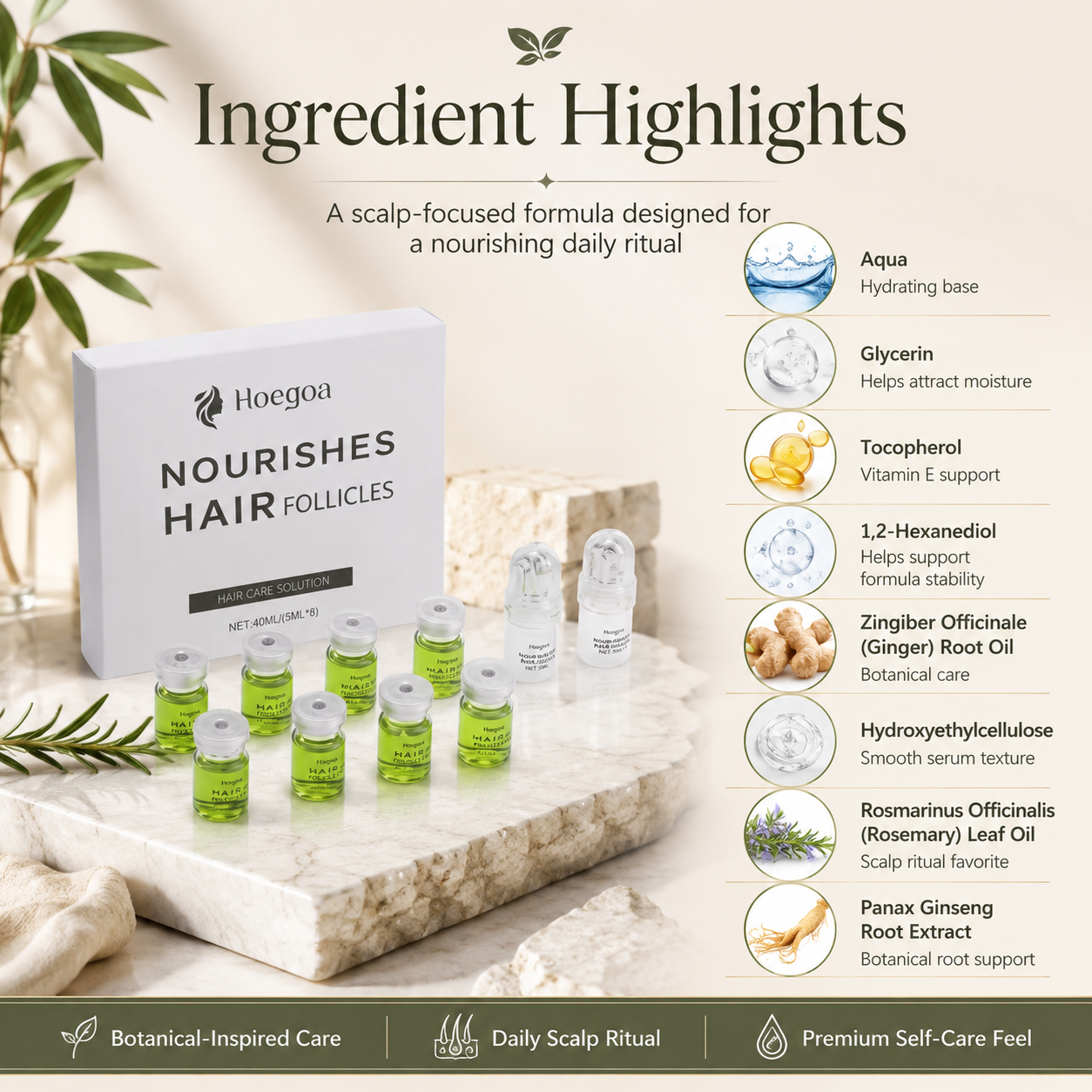 Hair care bundle for complete hair growth and maintenance