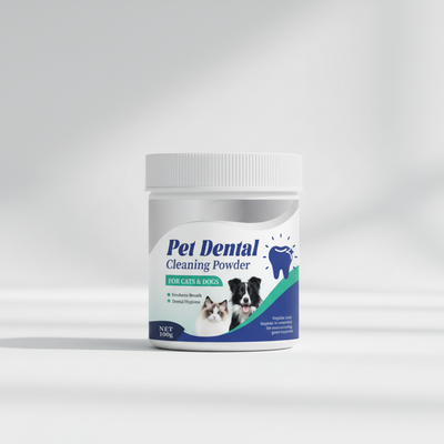 Pearlpaw dental powder jar 1